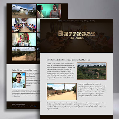 Site do Quilombo Barrocas